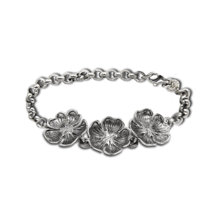 Bracciale tre Fiori di Ciliegio